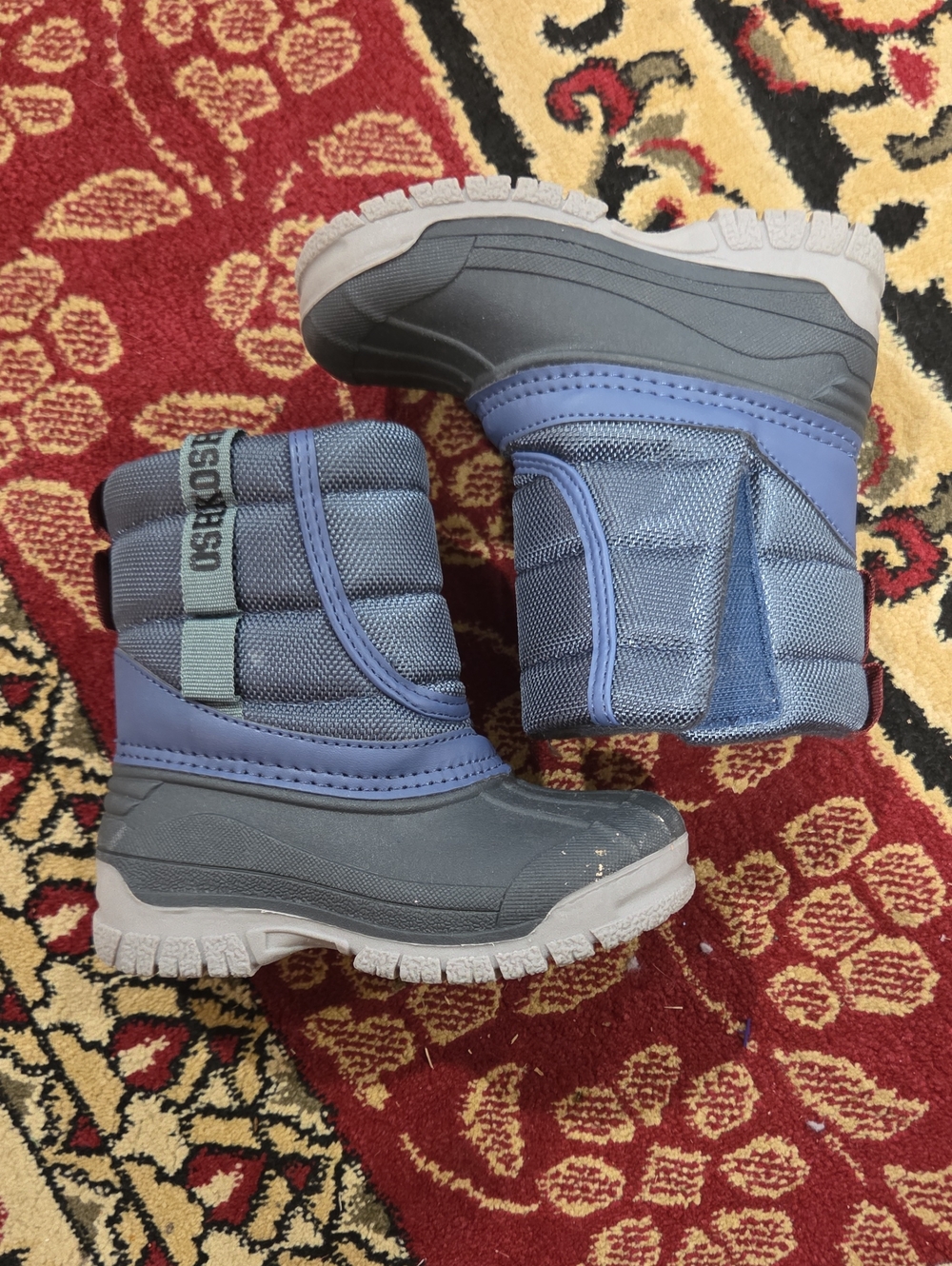 OshKosh B'gosh Kids Blue & Gray Insulated Snow Boots